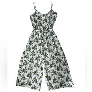 Show Me Your Mumu Margaux Playsuit Palm Leaf Print 100% Rayon Size M